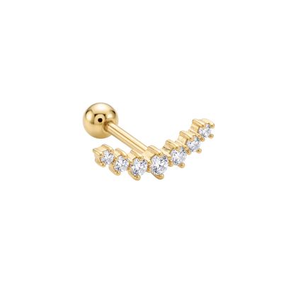 Kavisli Sıra Vidalı Tragus