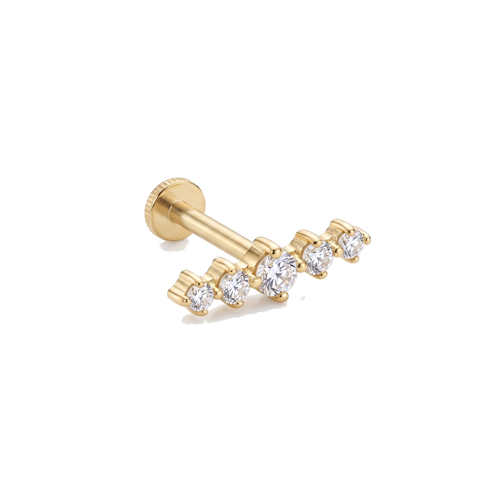 Kıvrık Sıra Vidalı Tragus
