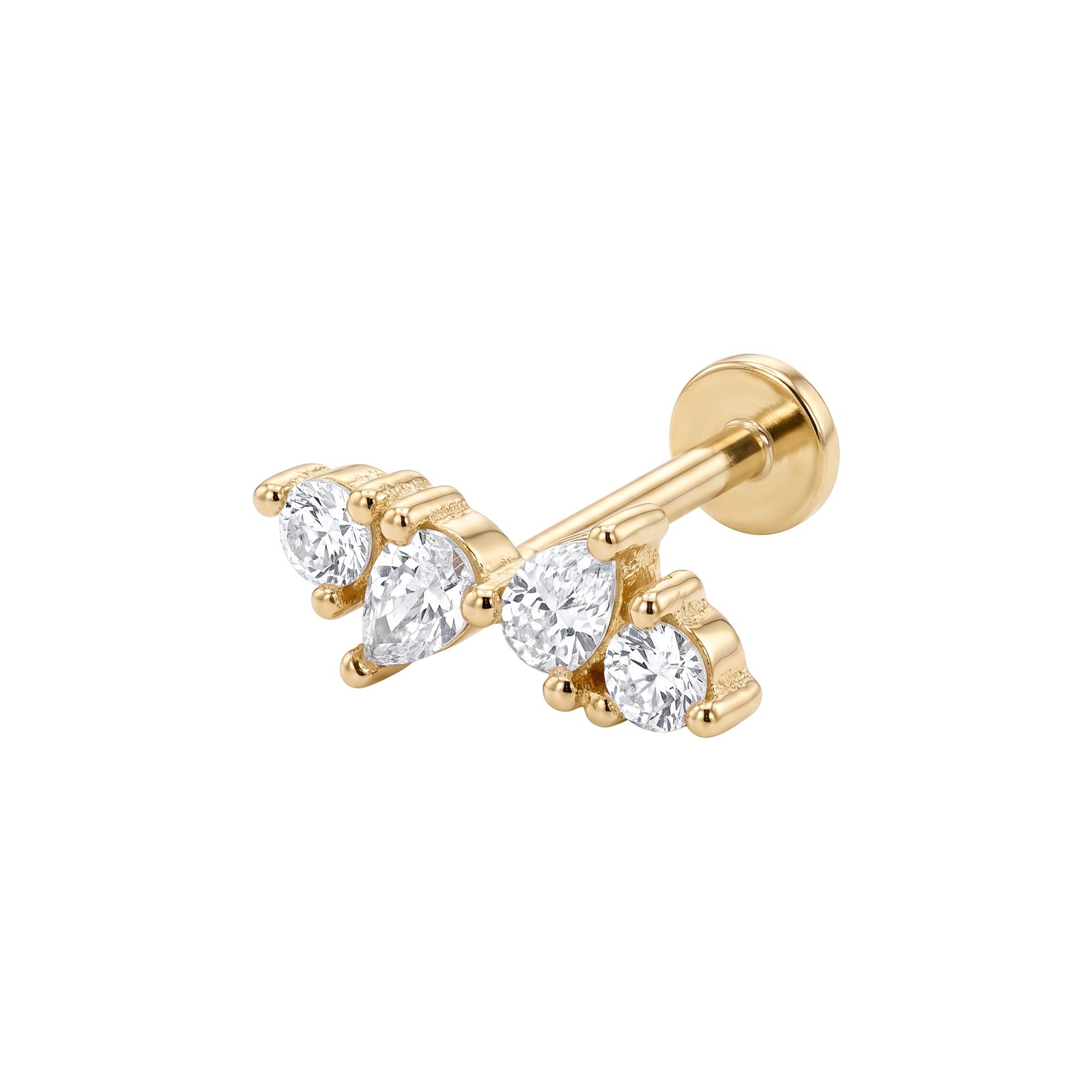 Dörtlü Küme Labret Tragus