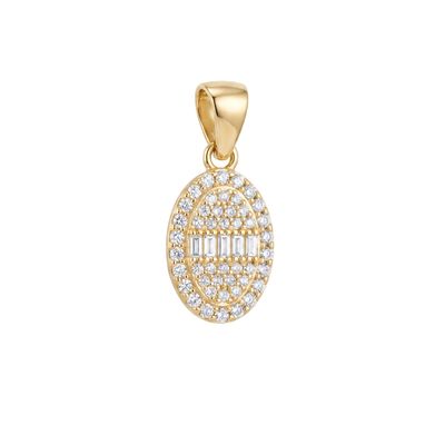 Baget Oval Kolye Ucu