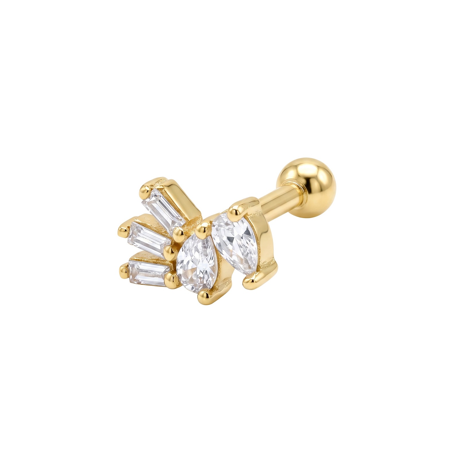 Rüzgargülü Baget Vidalı Tragus