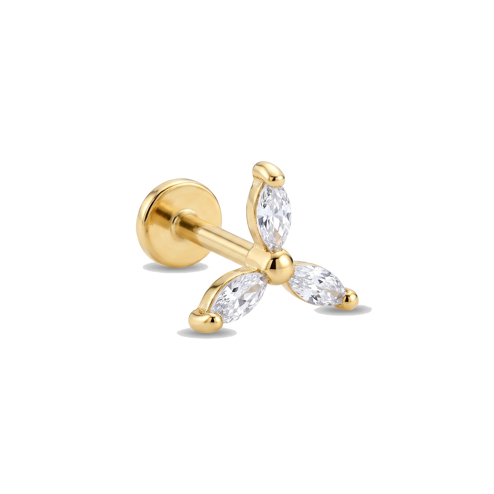 Üç Yaprak Marki Vidalı Tragus